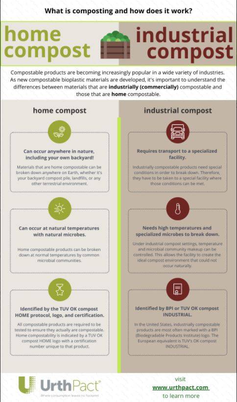 Everyday Kitchen Items: Home Compostable vs. Industrial Compostable -  Honestly Modern